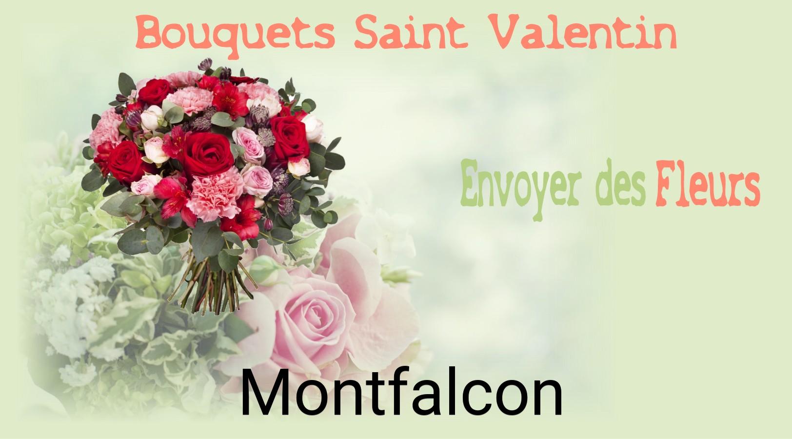 Roses de Saint-Valentin livrées à Montfalcon